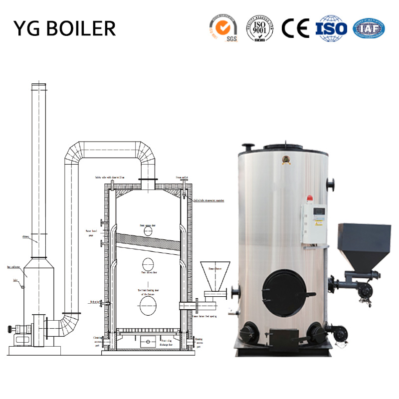 CLHG Vertical Combustion Biomass Hot Water Boiler