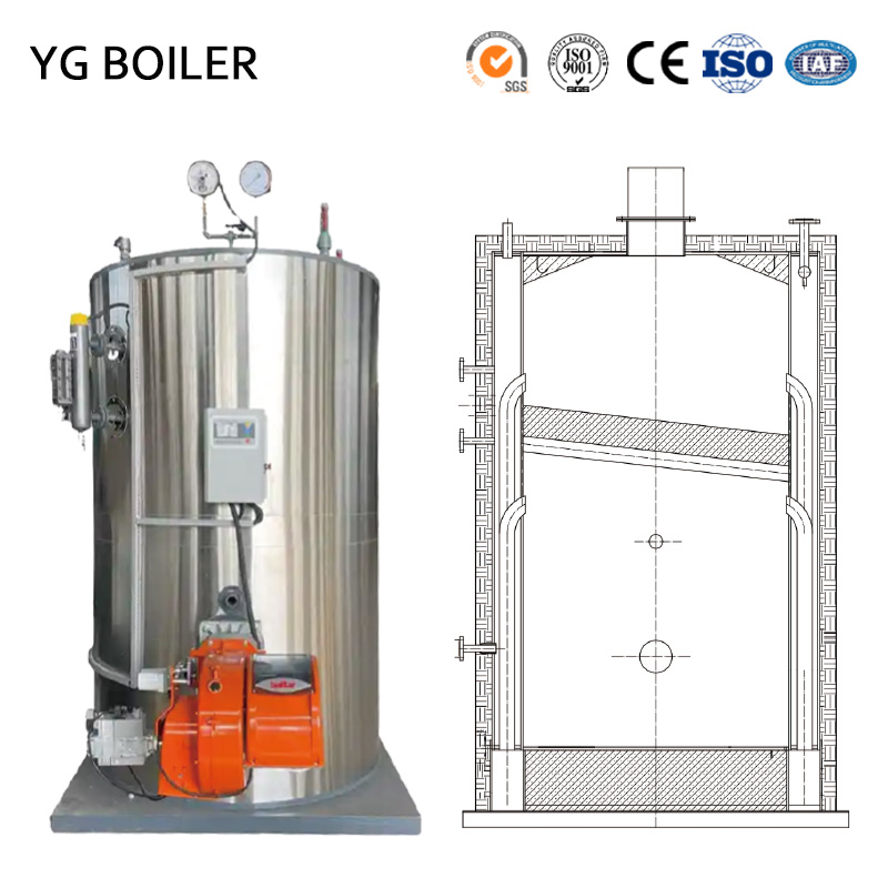 LHS Vertical Fuel (Gas) Steam Generator
