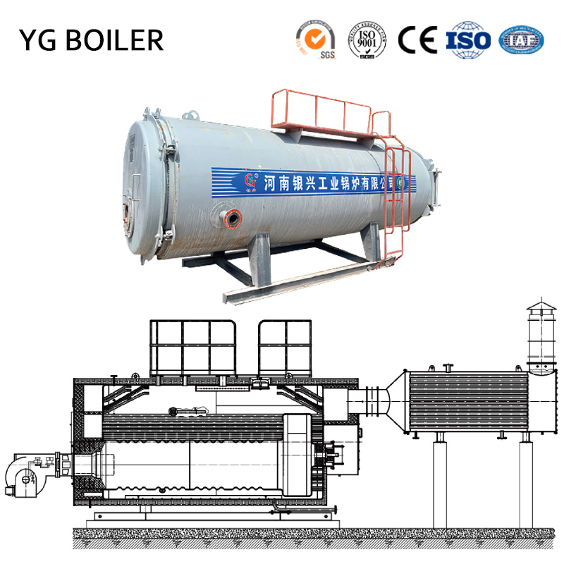 CWNS Horizontal Fuel (Gas) Hot Water Boiler